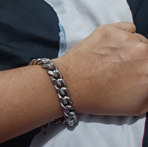 Other - Men Silver Chain Adjustable Bracelet